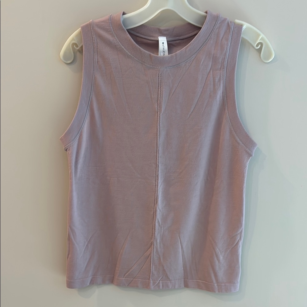 Athleta Lavender/pink Muscle Tee Tank Top